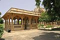 Tansen's tomb in Gwalior, near the tomb of his Sufi master Muhammad Ghaus