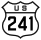 U.S. Route 241 marker
