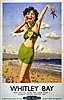 Whitley Bay British Railways poster