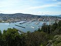 View of downtown Anacortes, Washington.