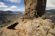 Roque Bentayga's 'almogarén' (place of cult)