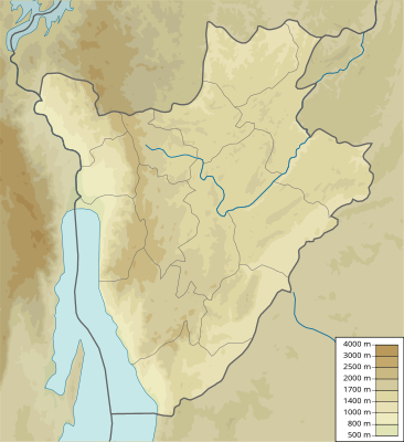 Location map Burundi