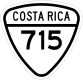 National Tertiary Route 715 shield}}