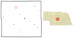 Location of Anselmo, Nebraska