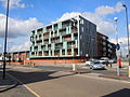 Flats. c2012. Replaced old swimming baths.