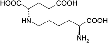 Stereo, skeletal formula of saccharopine ((2S)-2-{[(5S)-5-aminopentyl]amino})