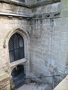 West door of the well crypt