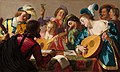 Image 16A group of Renaissance musicians in The Concert (1623) by Gerard van Honthorst (from Renaissance music)