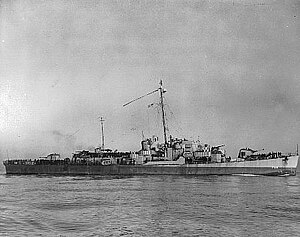 USS Holt arriving in San Francisco, January 1946