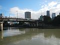 The bridge as seen from the north bank