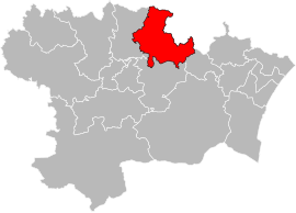 Situation of the canton of Le Haut-Minervois in the department of Aude