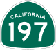 State Route 197 marker