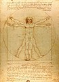 Image 27Vitruvian Man by Leonardo da Vinci epitomizes the advances in art and science seen during the Renaissance. (from History of Earth)