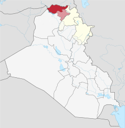 Map of Dohuk Governorate