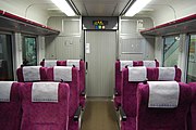 綠色車廂平層車內