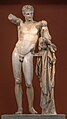 （傳）普拉克西特列斯《赫耳墨斯和嬰兒酒神》，公元前350至前330年，現藏於奧林匹亞考古博物館（英語：Archaeological Museum of Olympia）