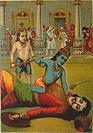 Krishna kills Kamsa