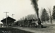 La Moille CB&Q Depot ca. 1920