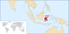 Sulawesi region in Indonesia