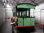 Un tram utilisé anciennement dans Charleroi