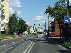 Main street in Żuromin