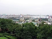 View of the port of Incheon from the park (2006)