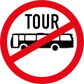 Tour buses prohibited