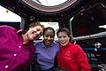 Group photo with Naoko Yamazaki and Dorothy Metcalf-Lindenburger