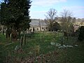 View from the Cavendish family plot down to the church