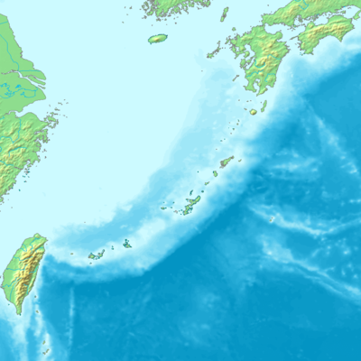 Location map Japan Ryukyu Islands