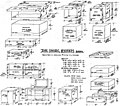 Touring cases schematic for Video display system Kool Jazz Festival 1978
