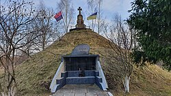 Monument to Ukrainian independence fighters in Zahvizdia