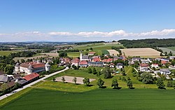 Aerial view of Aistersheim