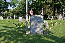 East Norwalk Historical Cemetery, dedication to the first settlers, Norwalk, Fairfield County