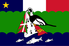 Flag of Miquelon–Langlade