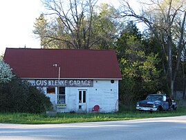 Gust Klenke's garage