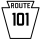 Pennsylvania Route 101 marker