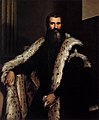 Paolo Veronese Portrait of a Gentleman in a Fur. 140 × 107 cm.