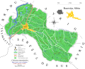 Toponymic map of Racovița village
