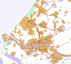 Delft is located in Southwest Randstad