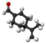 Ball-and-stick model of perillaldehyde