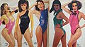 The 1980s beauty ideal was still thin, but toned without being too muscular; thus aerobics became popular. The decade also epitomized over-the-top fashion.[151]