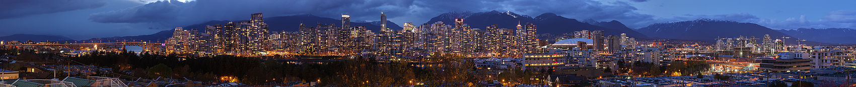 Vancouver at dusk