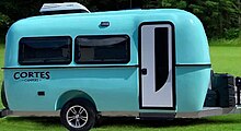 Cortes Camper 17 ft. Seafoam green