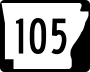 Highway 105 marker