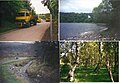 4 images of Balnain Village in 1998. The local loch is top right.