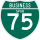 Business Spur Interstate 75 marker