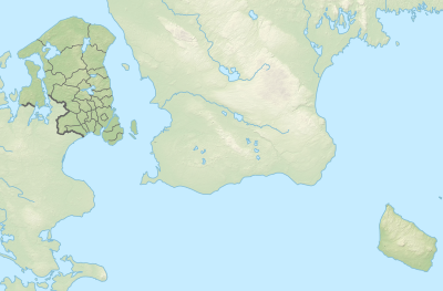 Location map Denmark Capital Region