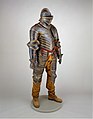 This c.1544 suit of cuirassier armor belonging to Henry VIII includes a pair of low-heeled cavalier boots.