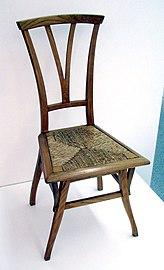 Chair by Van de Velde for Bloemenwerf (1895)